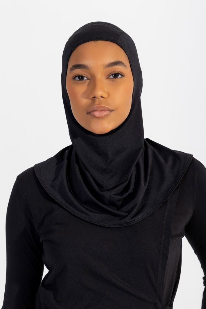 Black SecureFit Pro Hijab - Sigma Fit