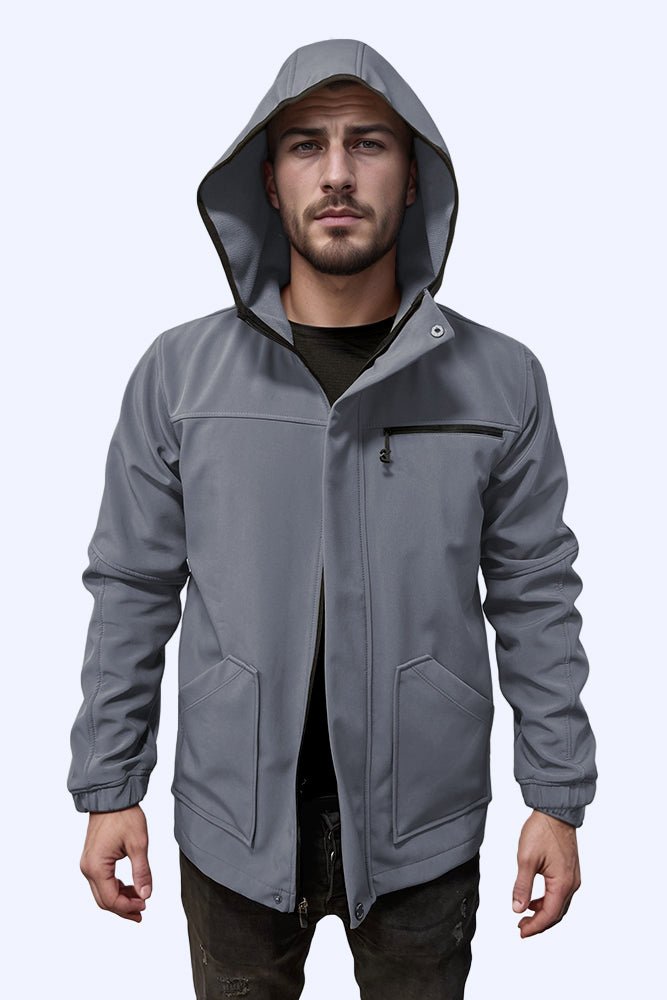 Gray Vital Zip Jacket - Sigma Fit