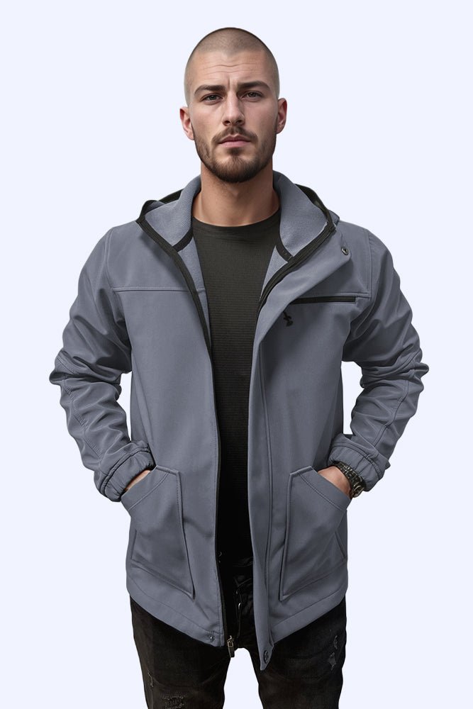 Gray Vital Zip Jacket - Sigma Fit