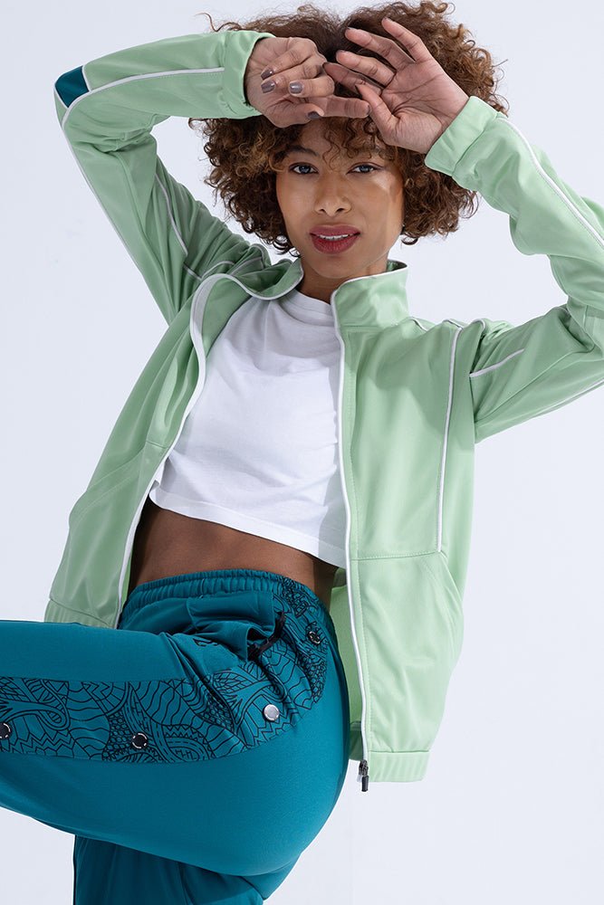 Quiet Green Tracksuit - Sigma Fit