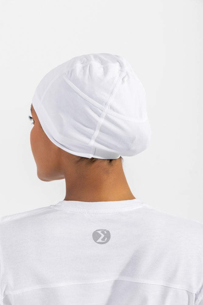 White Fitcap Pro Hijab - Sigma Fit