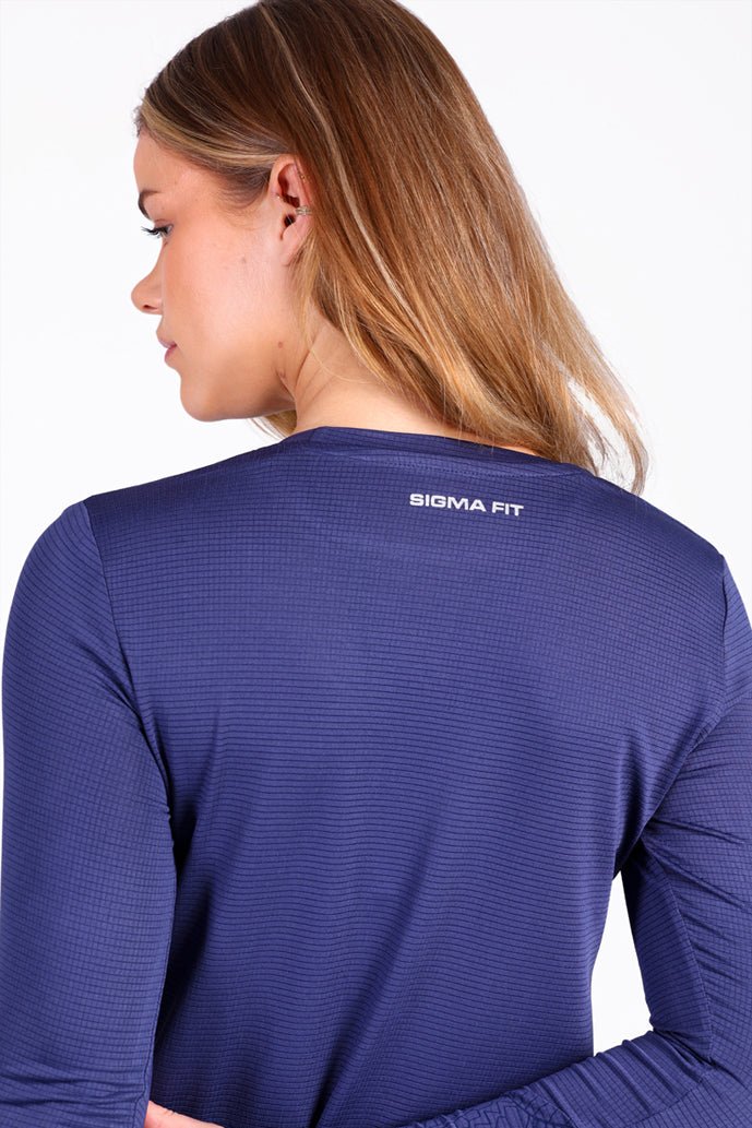 Artist Thumb Long Sleeve Tee Cobalt - Sigma Fit