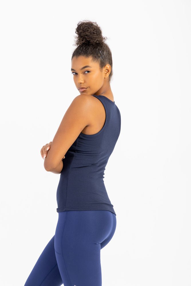 Bellwether Blue Daily Rib Tank Top - Sigma Fit