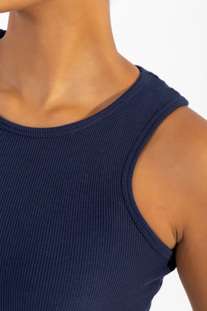 Bellwether Blue Daily Rib Tank Top - Sigma Fit