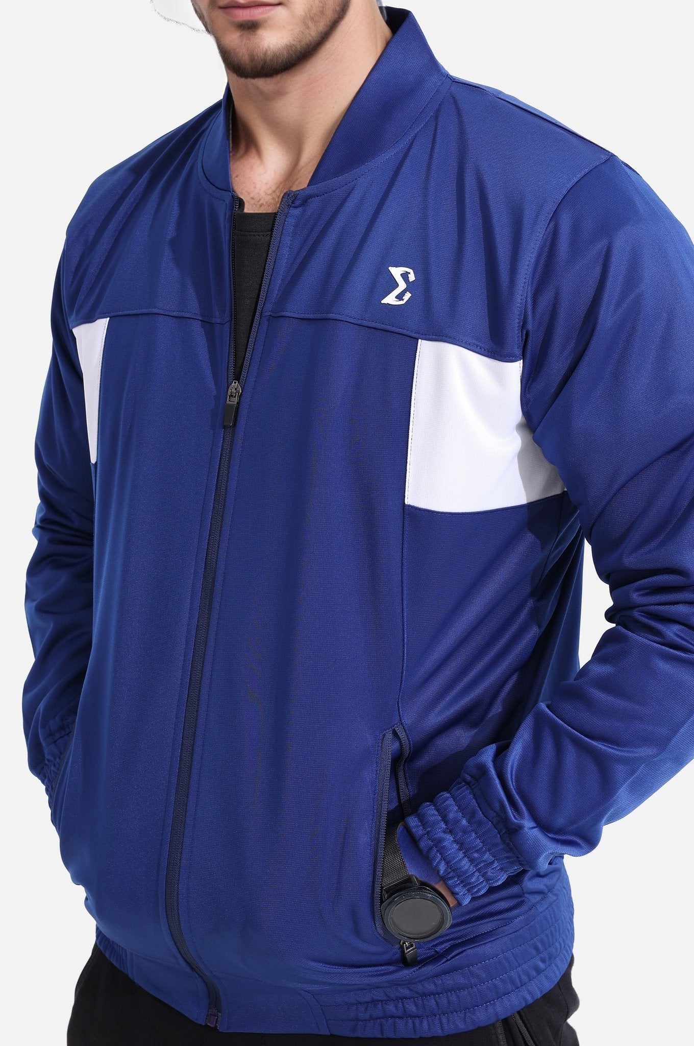 Bellwether Blue Men Tracksuit Jacket - Sigma Fit