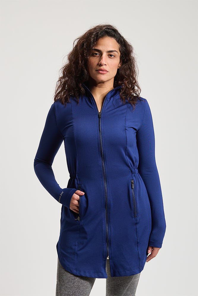 Bellwether blue Sports Cardigan - Sigma Fit