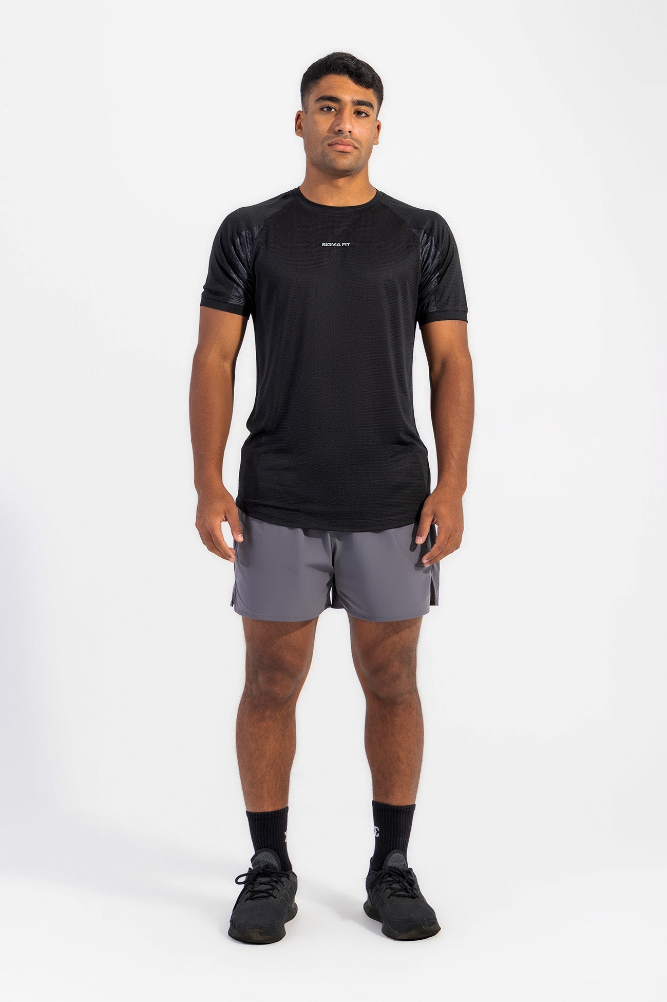 Black Dynamic PRO-Dri Tee - Sigma Fit