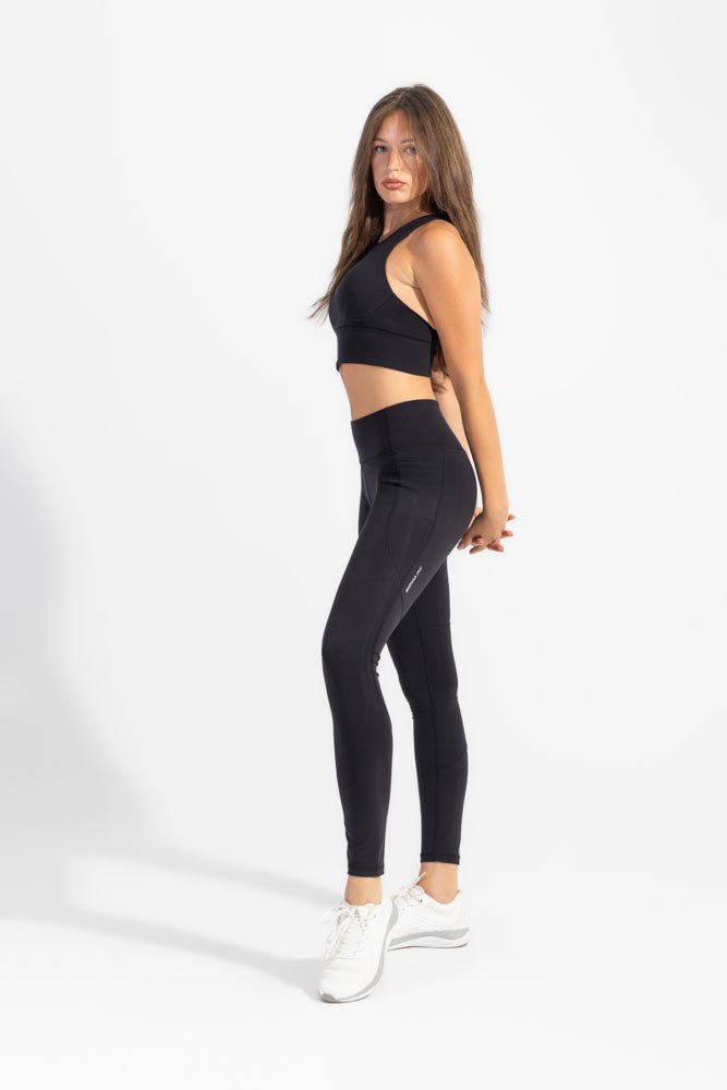 Black Flow Fit Leggings - Sigma Fit