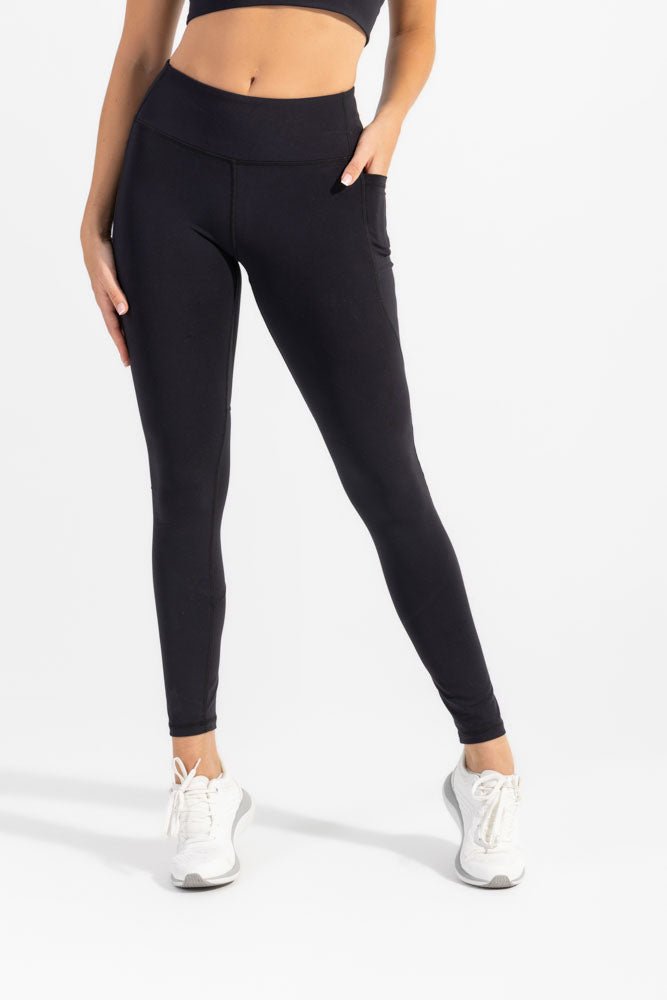 Black Flow Fit Leggings - Sigma Fit