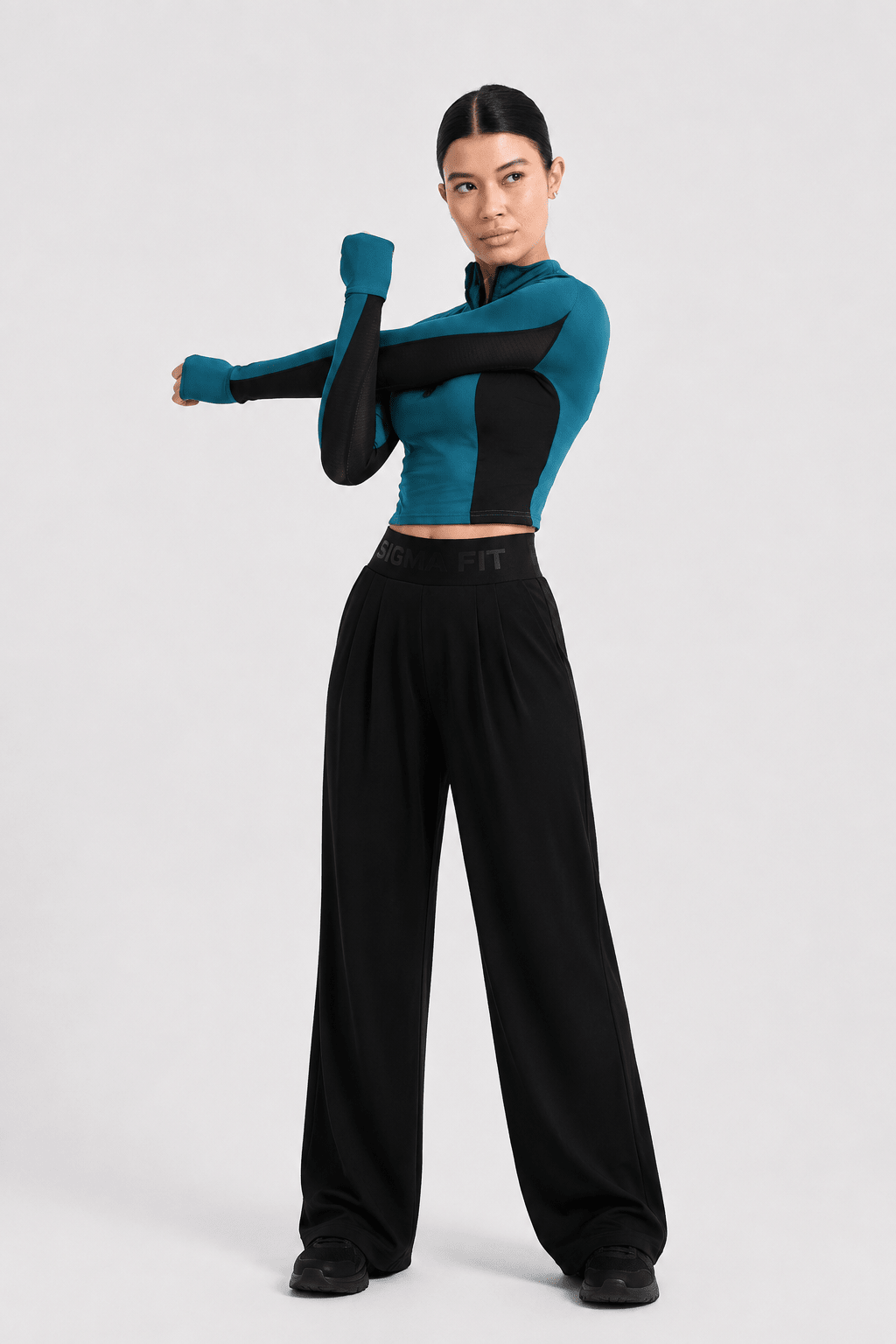 Black In Style Pants - Sigma Fit