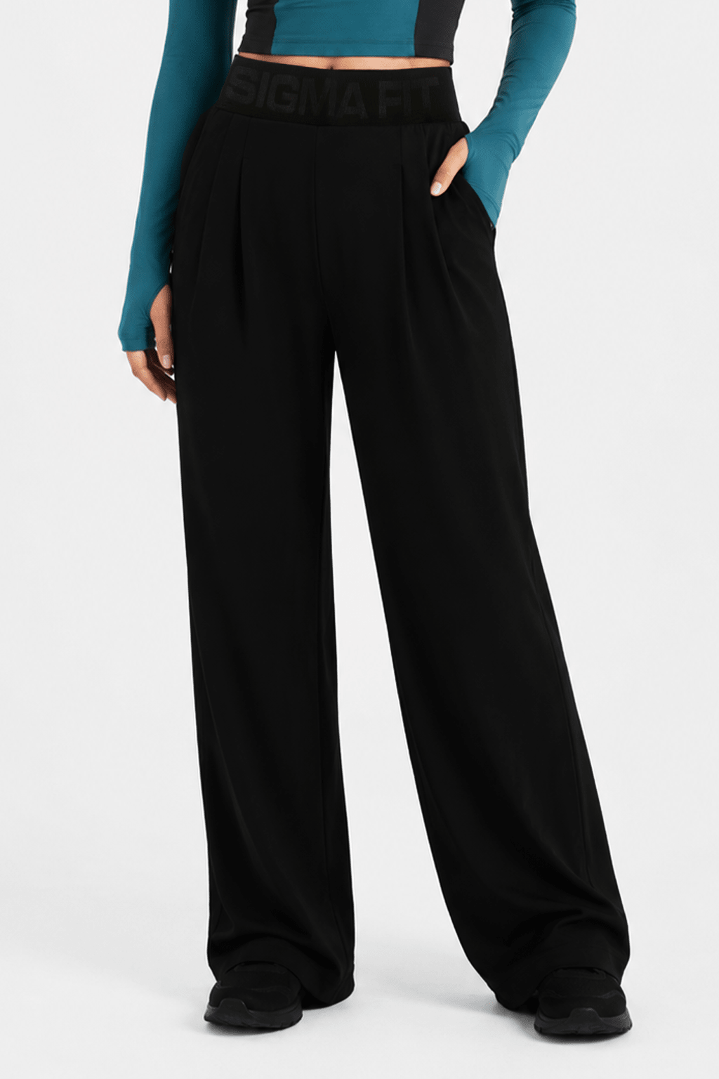 Black In Style Pants - Sigma Fit