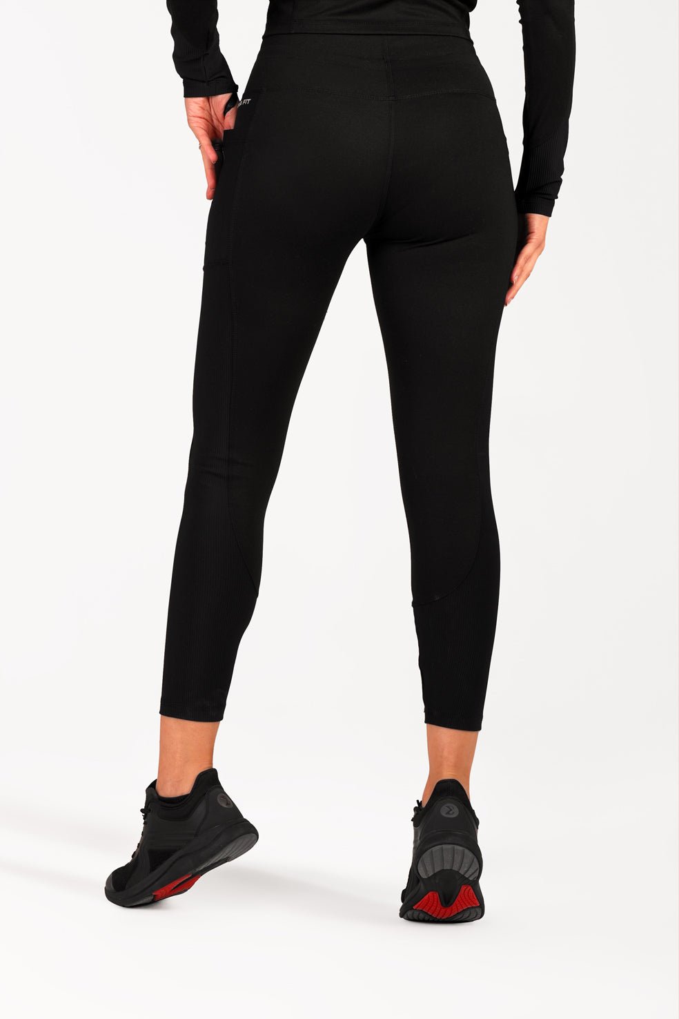 Black Neo - cord leggings - Sigma Fit