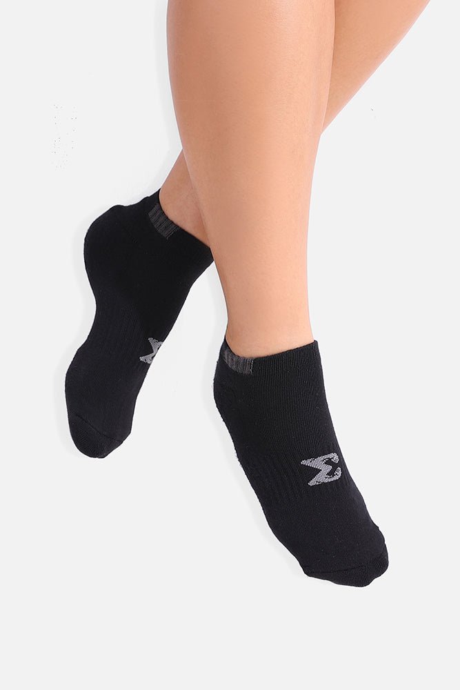 Sigma Ankle Socks - Black (Pack of 3 Pairs) - Sigma Fit