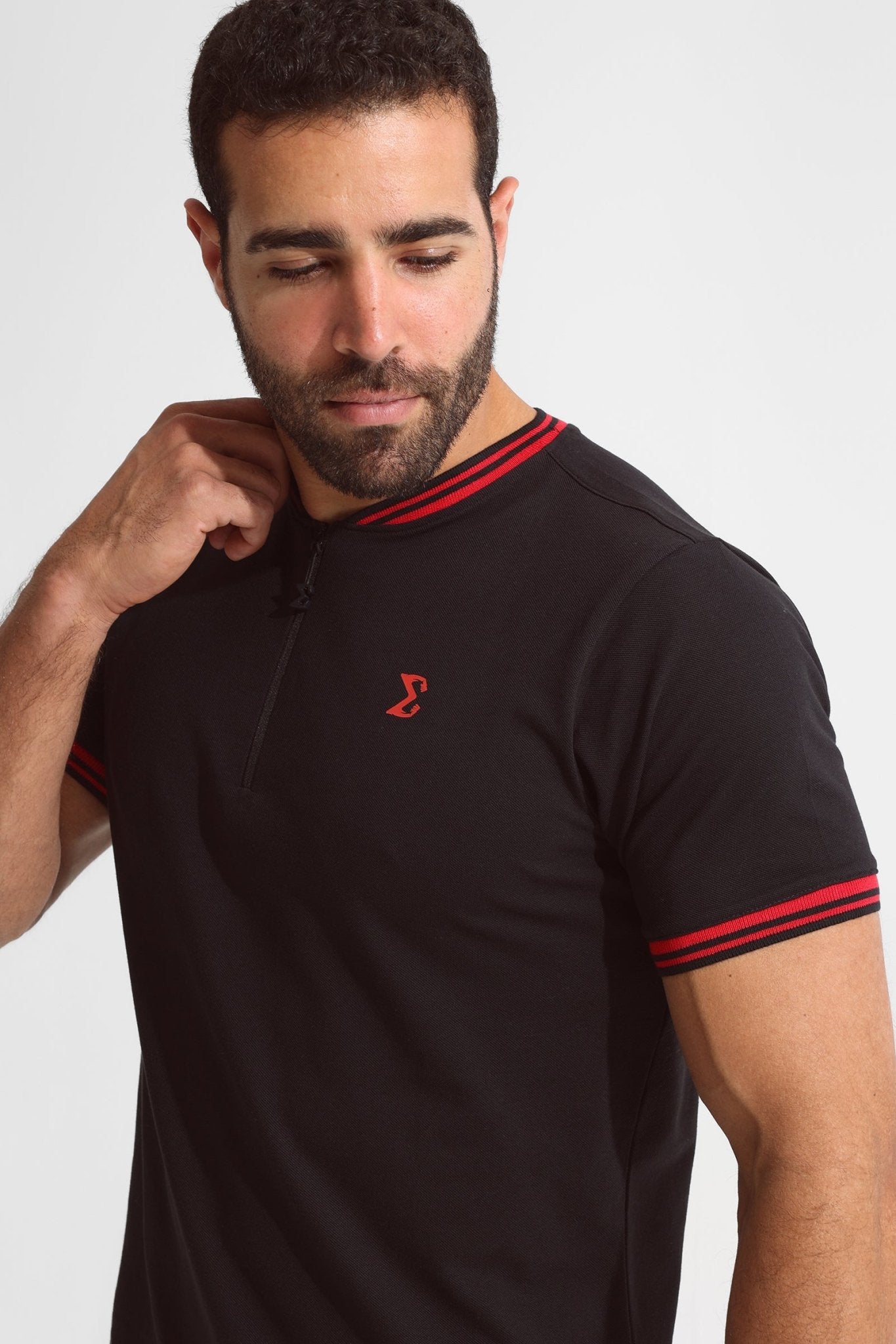 Black Surf Z Polo T-shirt - Sigma Fit