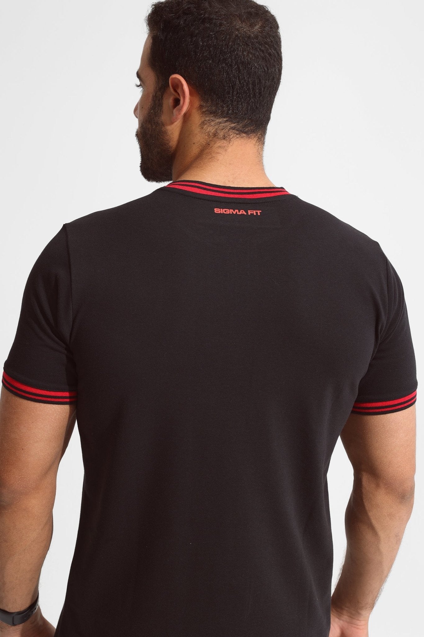 Black Surf Z Polo T-shirt - Sigma Fit