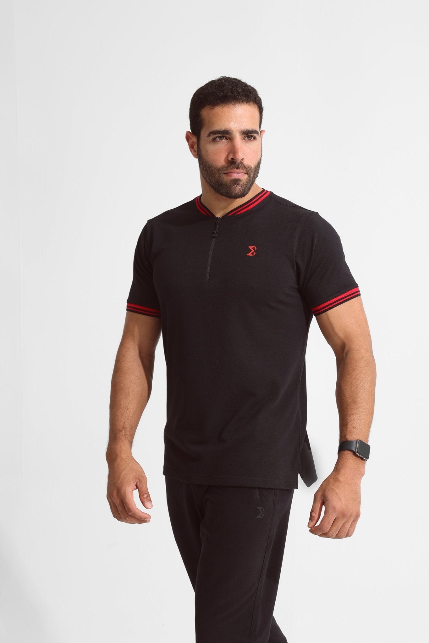 Black Surf Z Polo T-shirt - Sigma Fit