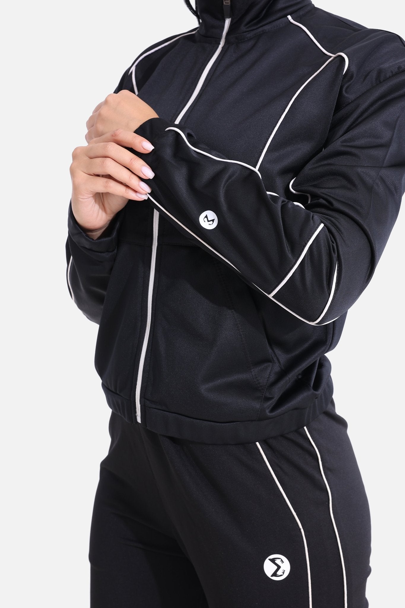 Black Tracksuit Jacket - Sigma Fit