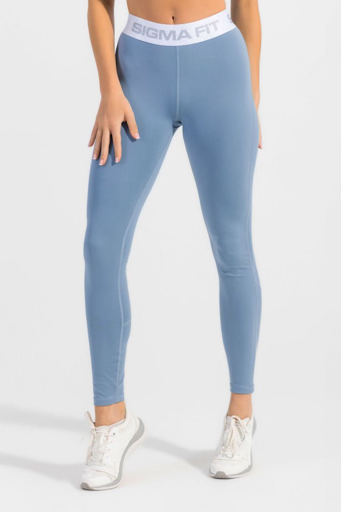 Blue Shadow Pro Fit Leggings - Sigma Fit