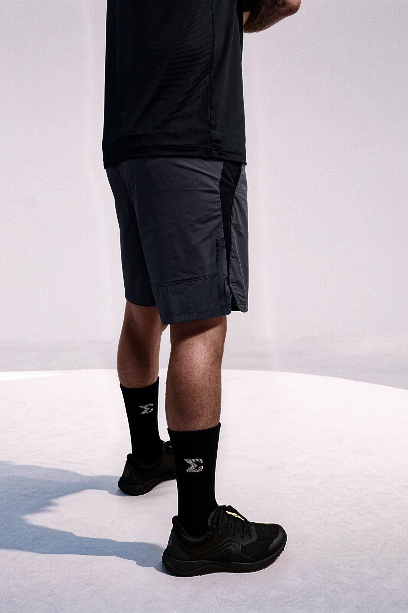 Dark Gray Endurance Training Short - Sigma Fit