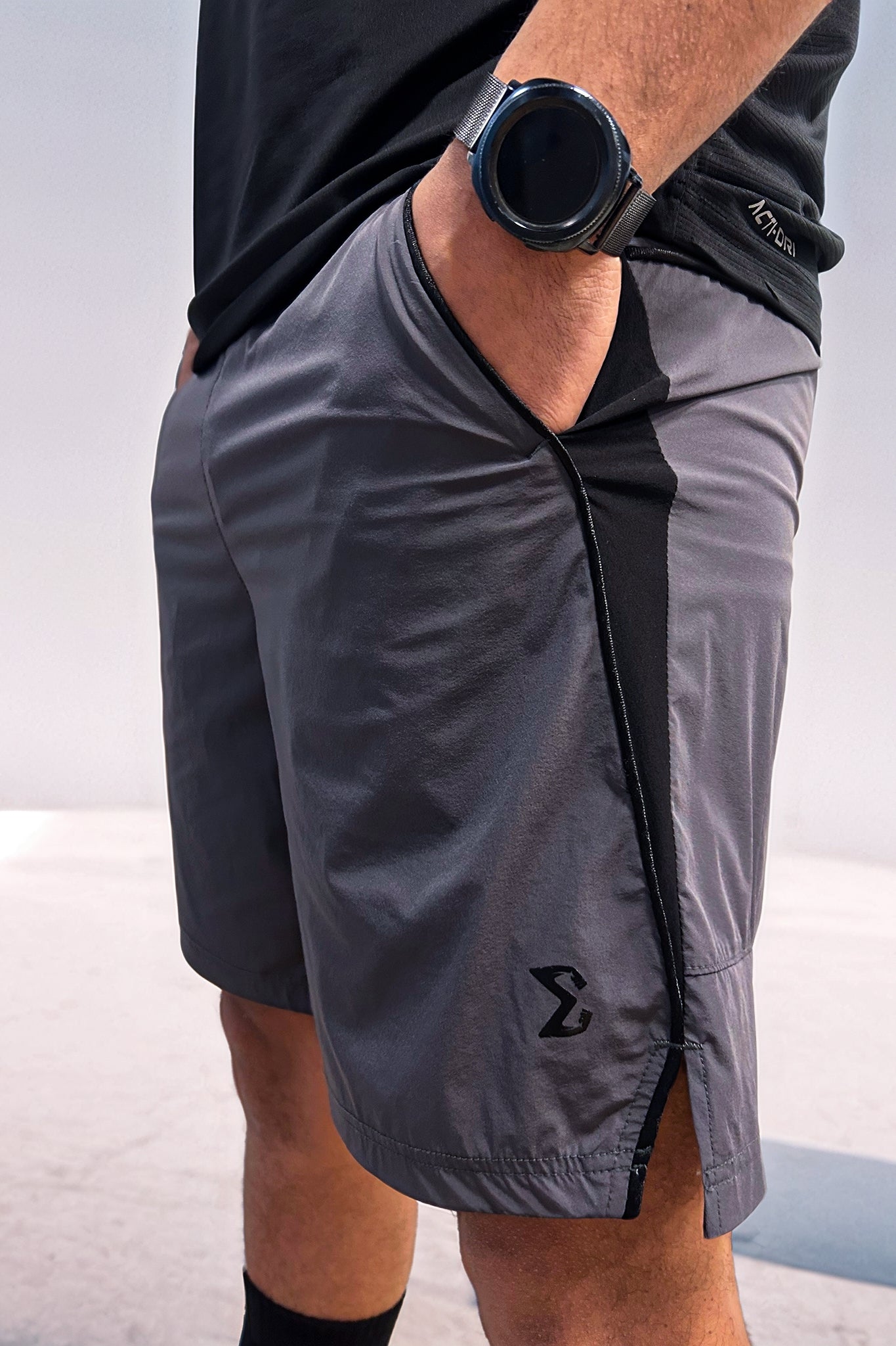 Dark Gray Endurance Training Short - Sigma Fit