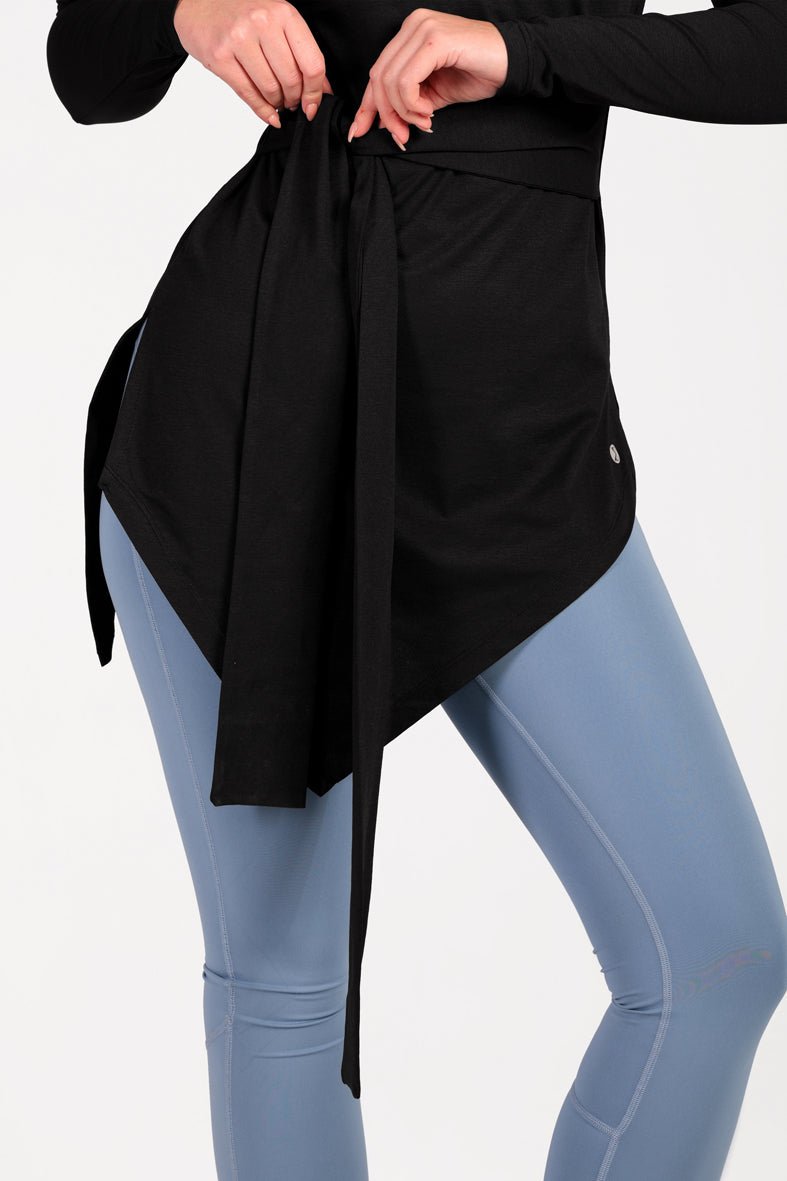 Dual Knot Top Black - Sigma Fit