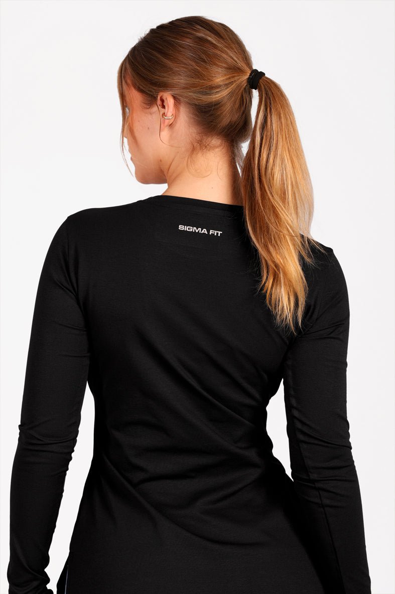Dual Knot Top Black - Sigma Fit