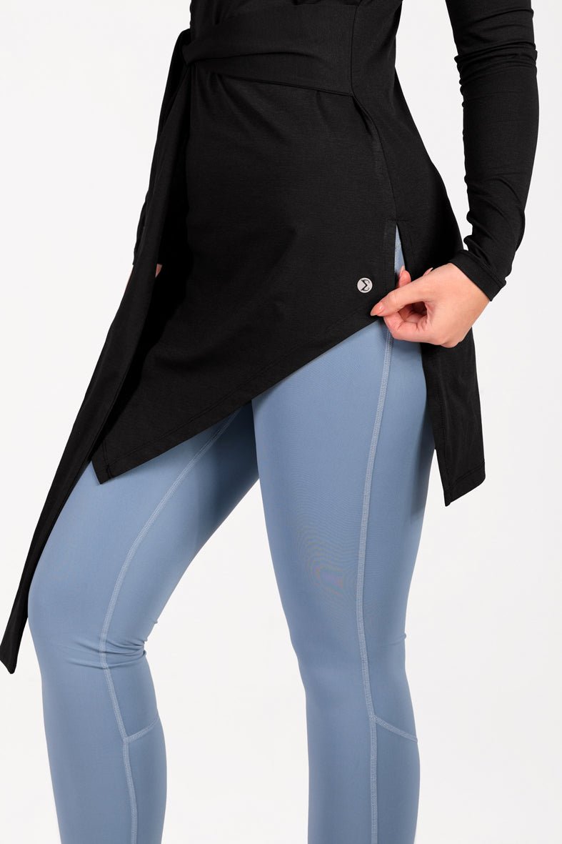 Dual Knot Top Black - Sigma Fit