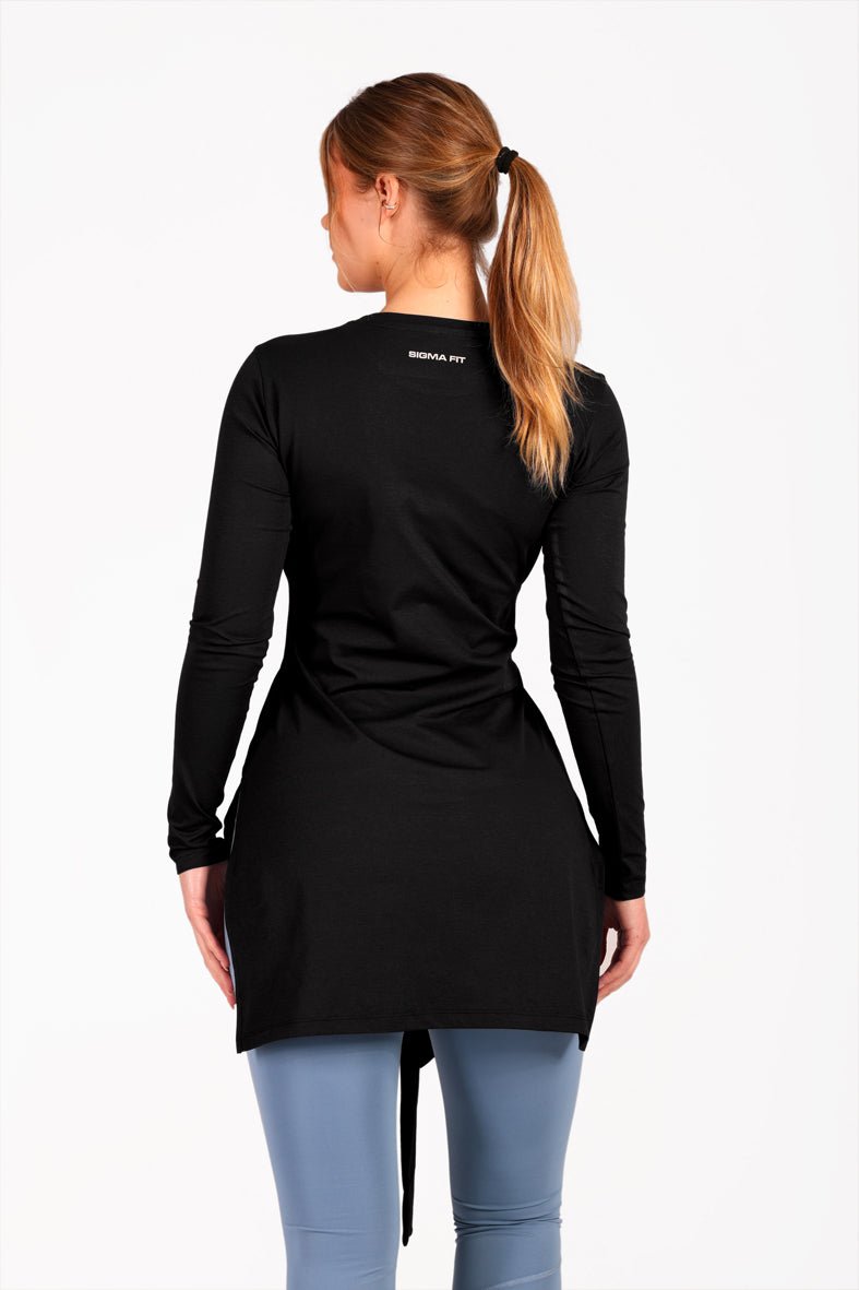 Dual Knot Top Black - Sigma Fit