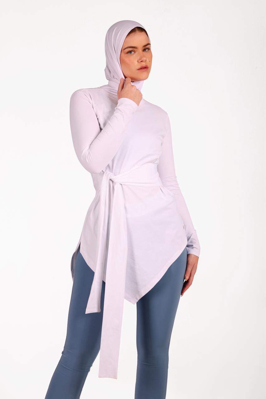 Dual Knot Top White - Sigma Fit