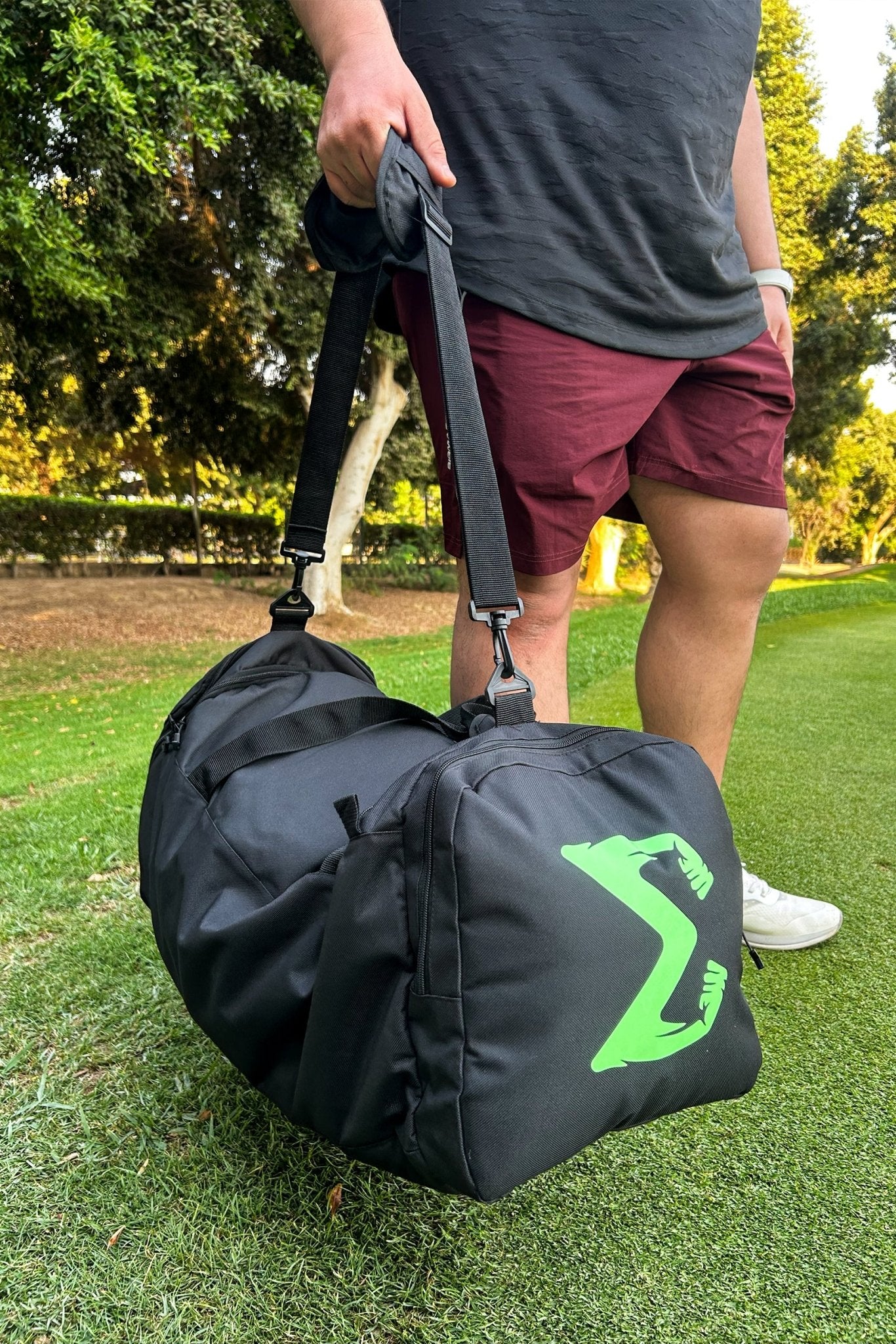 Duffle Bag Black Phosphoric Print - Sigma Fit