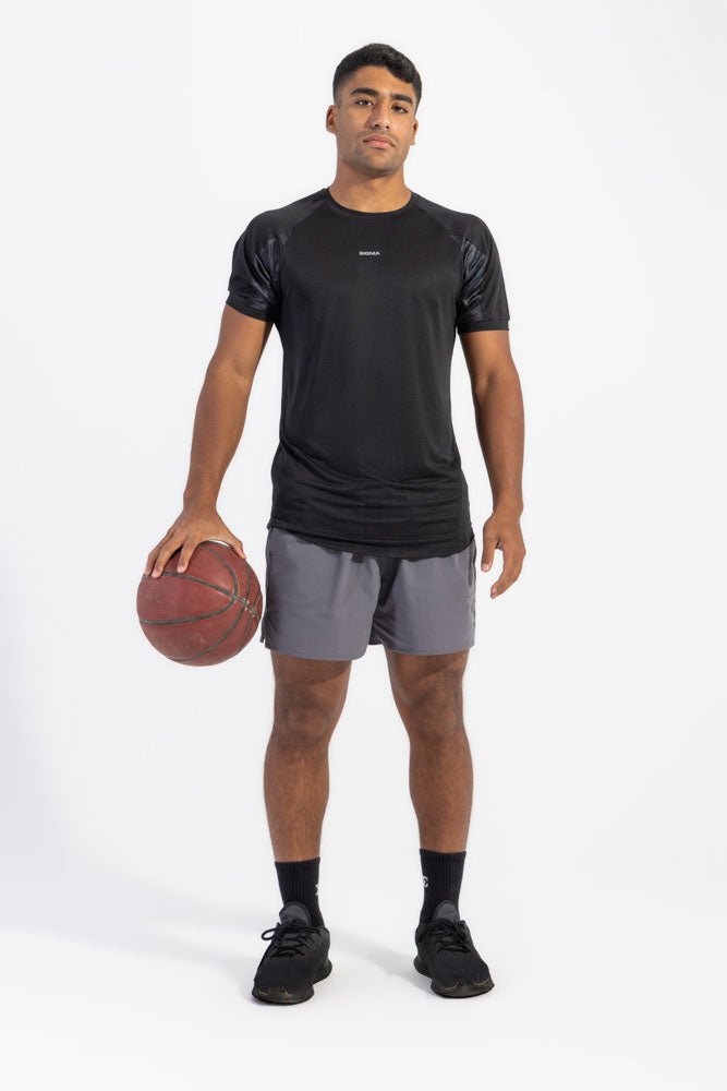 Dynamic Dri Tee Black - Sigma Fit