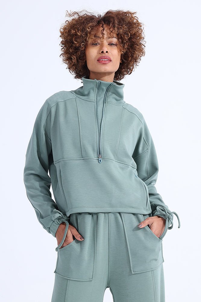 Feldspar Modal Zip Sweatshirt - Sigma Fit