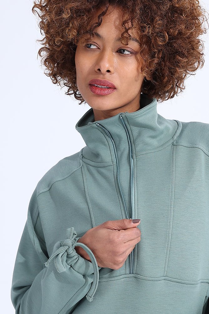 Feldspar Modal Zip Sweatshirt - Sigma Fit