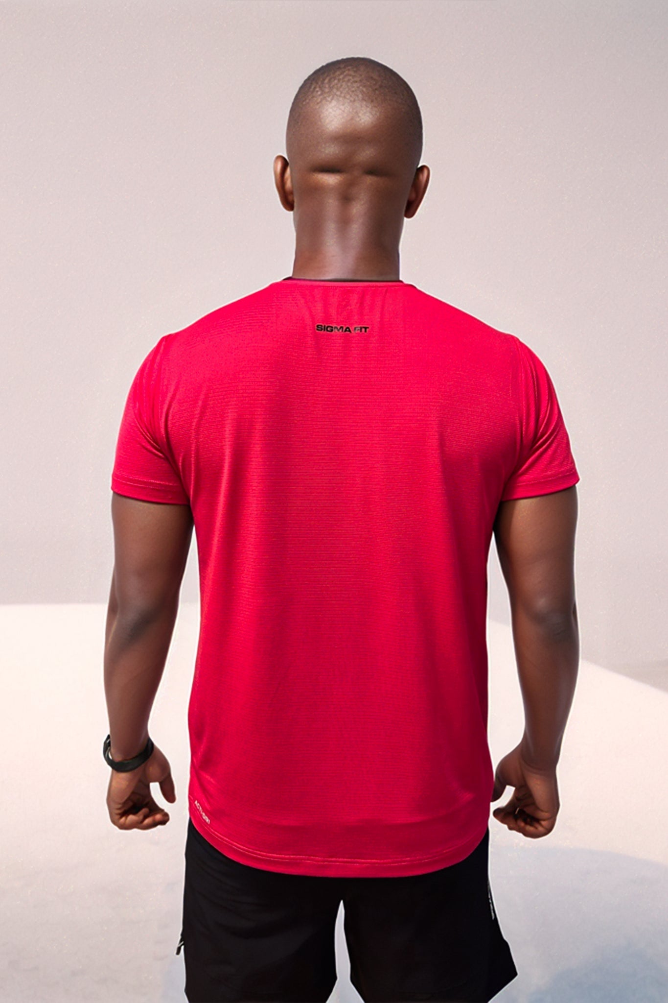 Flame Scarlet Racket Sports Tee - Sigma Fit