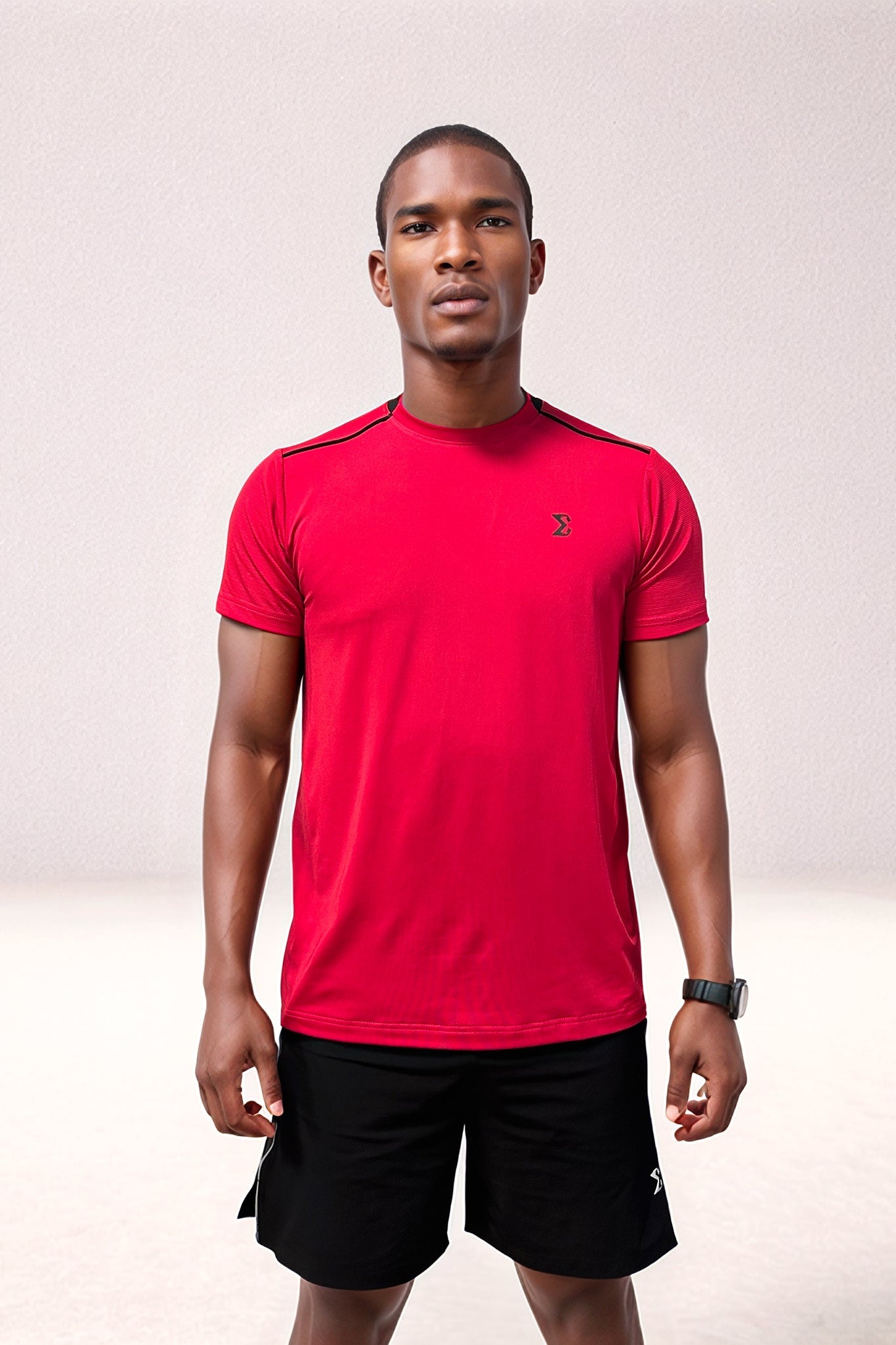 Flame Scarlet Racket Sports Tee - Sigma Fit