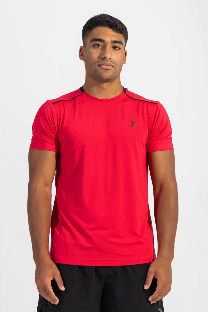 Flame Scarlet Racket Sports Tee - Sigma Fit