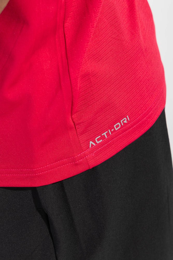 Flame Scarlet Racket Sports Tee - Sigma Fit