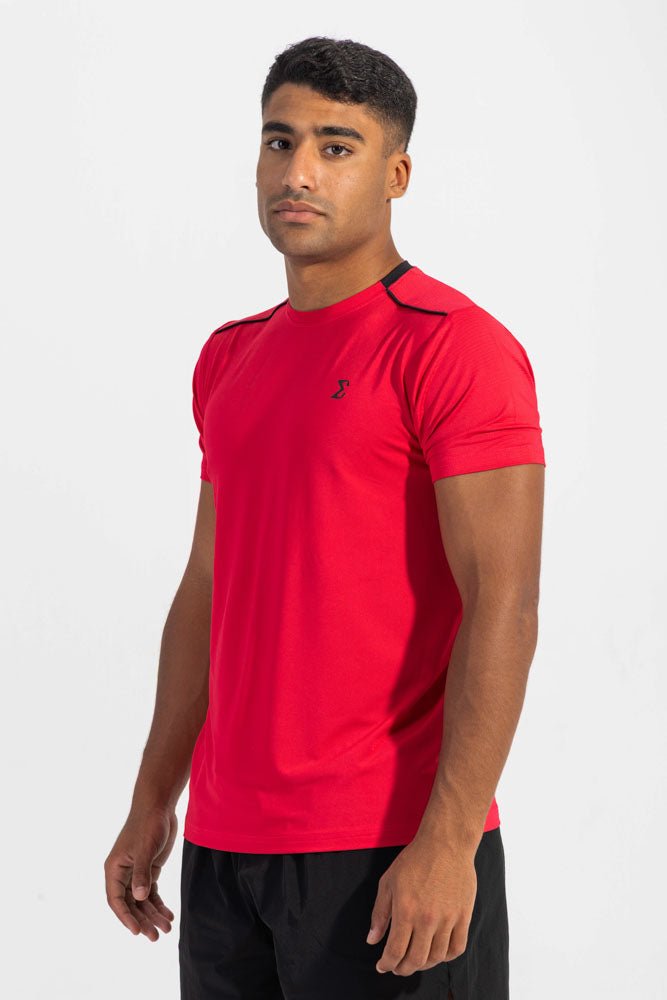 Flame Scarlet Racket Sports Tee - Sigma Fit