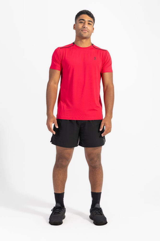 Flame Scarlet Racket Sports Tee - Sigma Fit