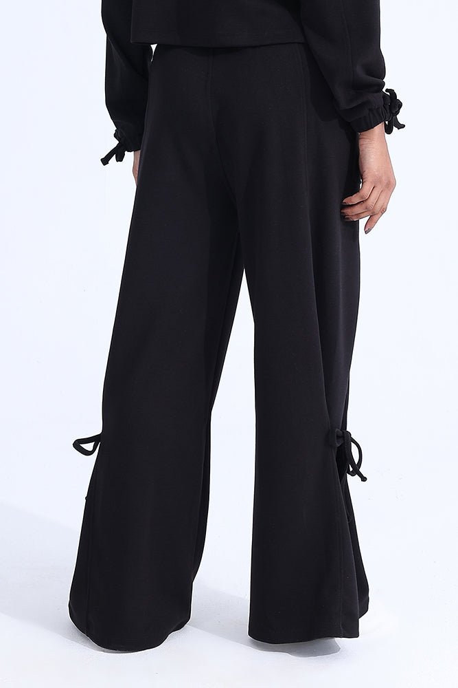 Flow Modal Black Trouser - Sigma Fit