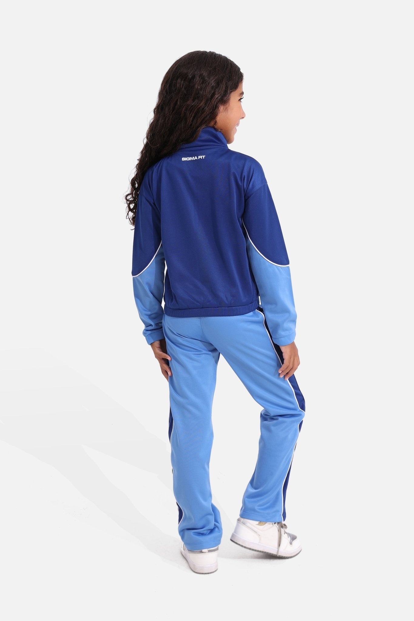 Girls Bellwether blue Tracksuit - Sigma Fit