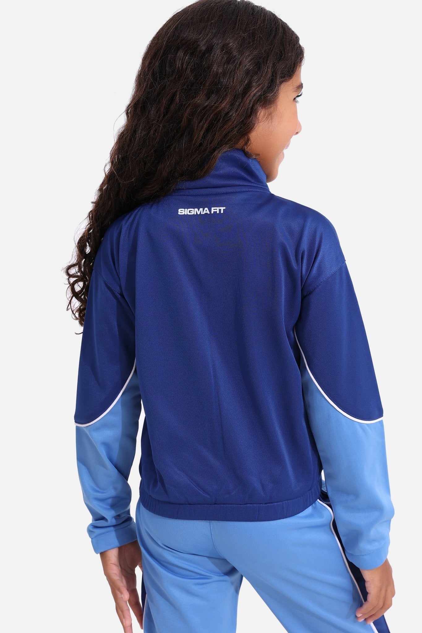 Girls Bellwether blue Tracksuit - Sigma Fit