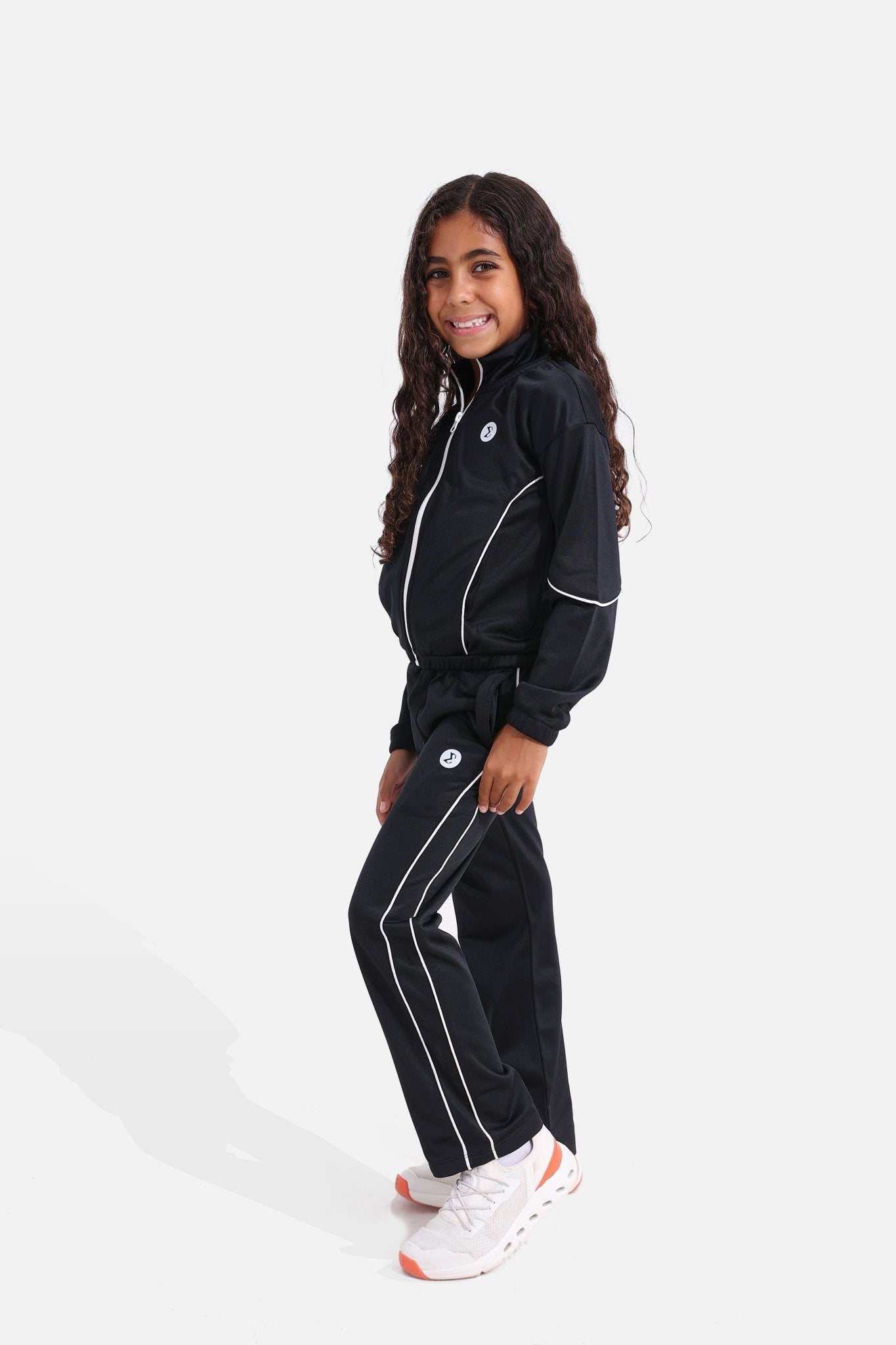 Girls Black Tracksuit - Sigma Fit