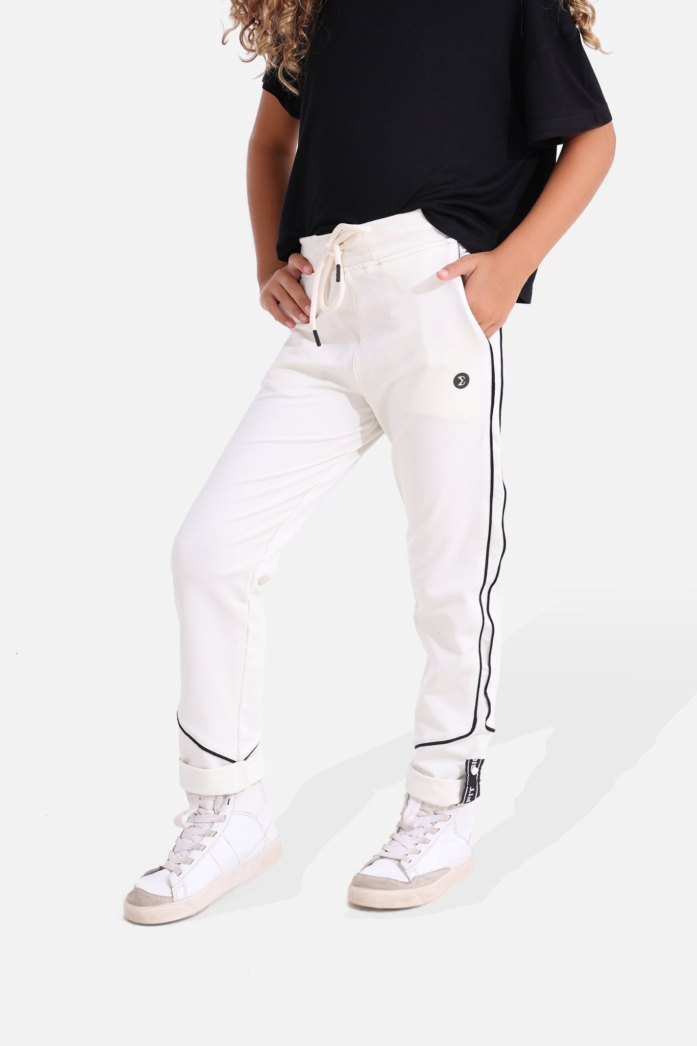 Girls Wolf Straight Trousers - Sigma Fit