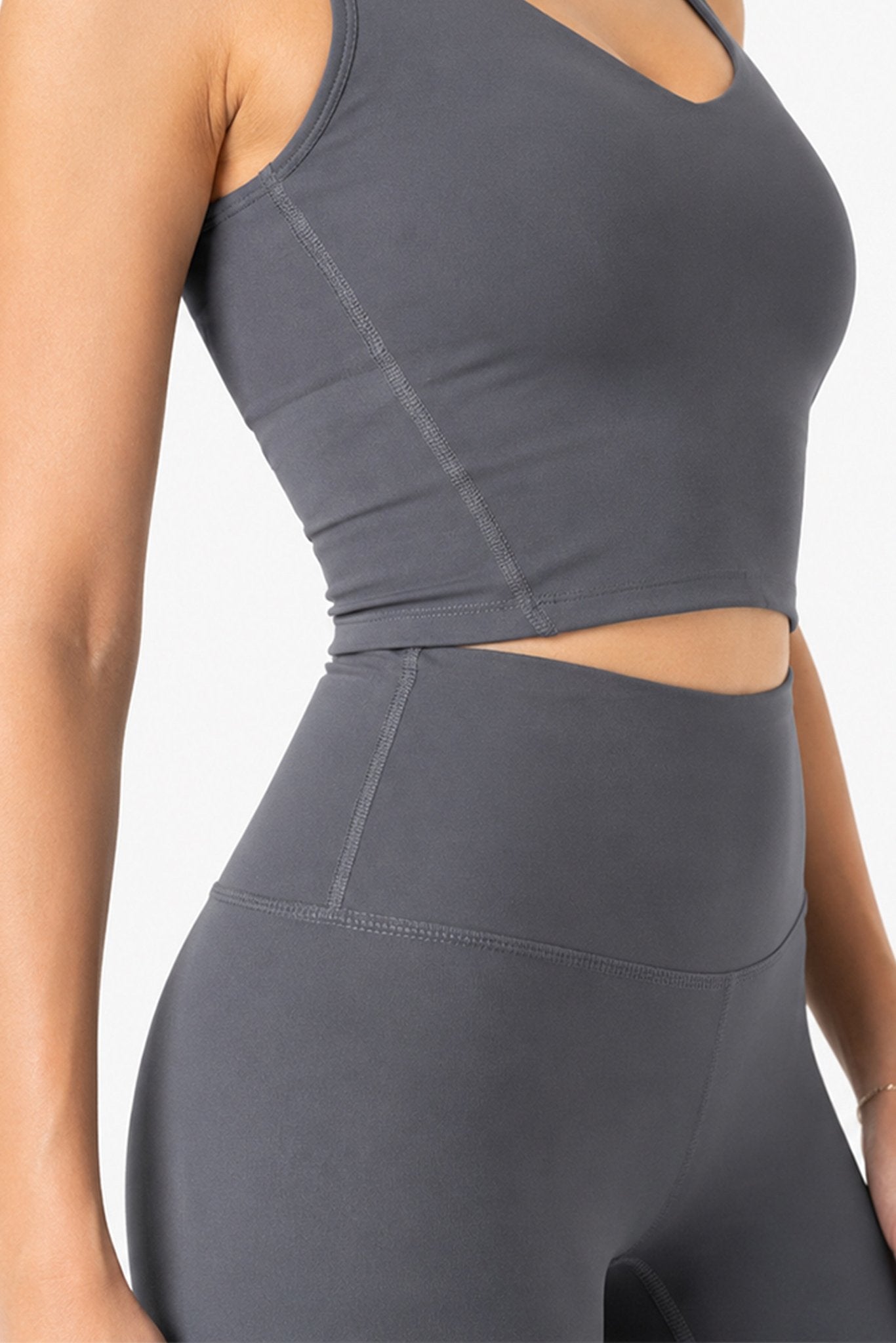 Gray Essential Leggings - Sigma Fit