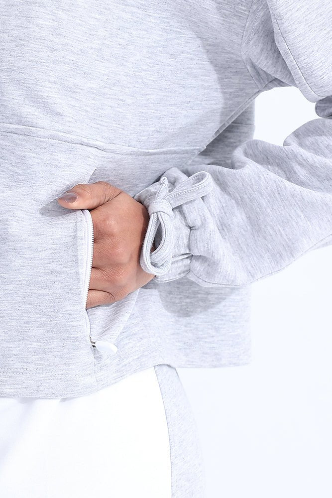 Gray Modal Zip Sweatshirt - Sigma Fit