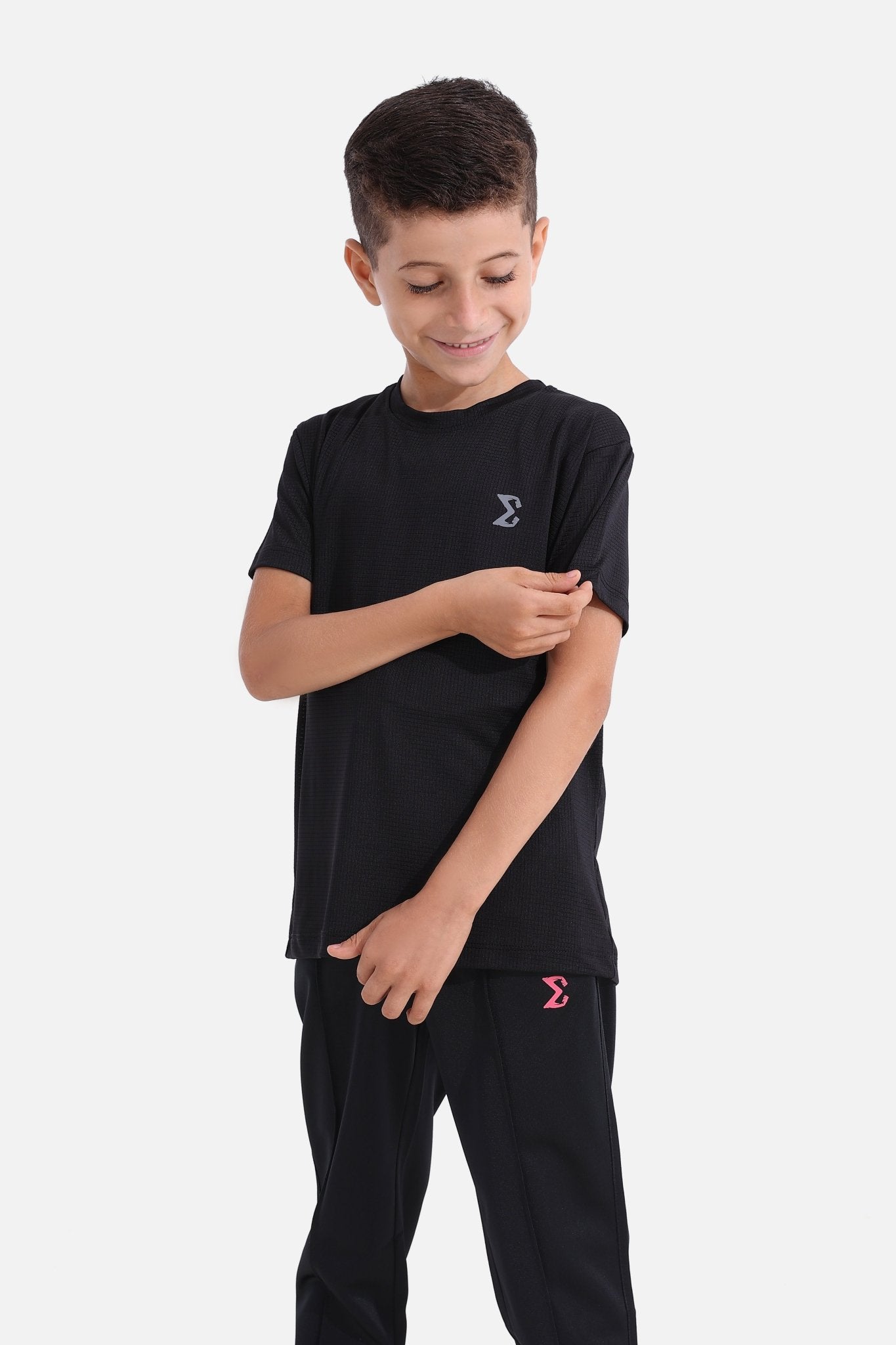 Kids Black Nimble T-Shirt - Sigma Fit