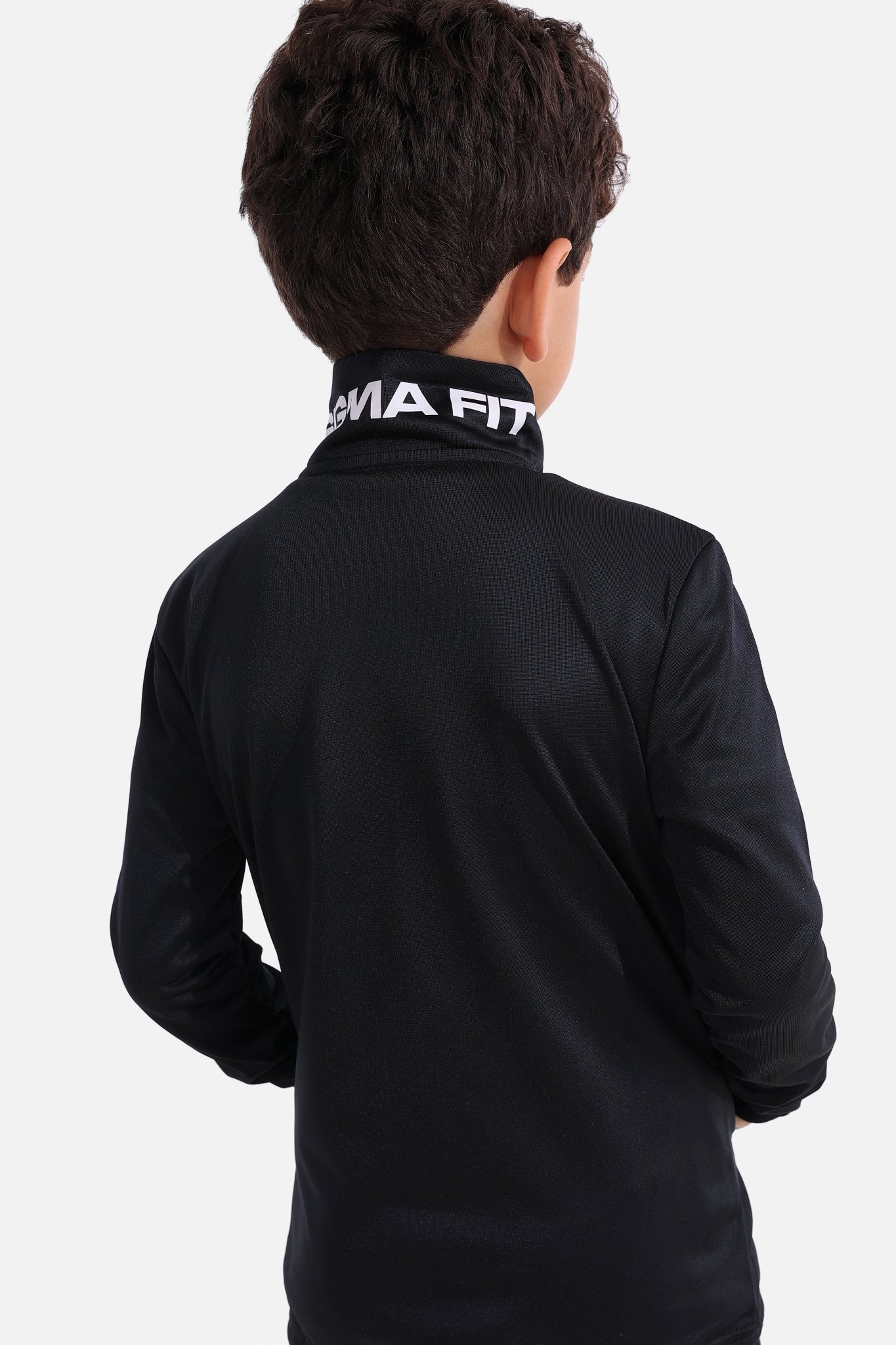 Kids Black Tracksuit - Sigma Fit