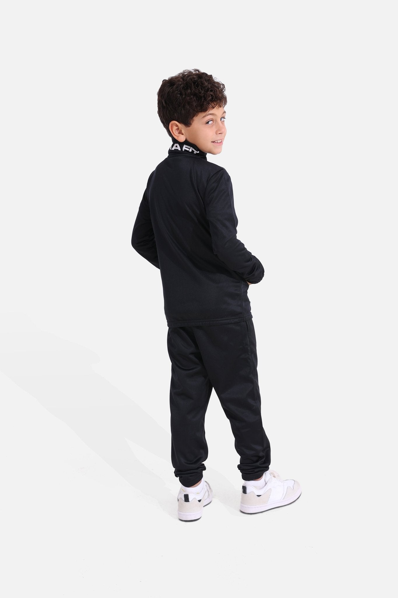 Kids Black Tracksuit - Sigma Fit