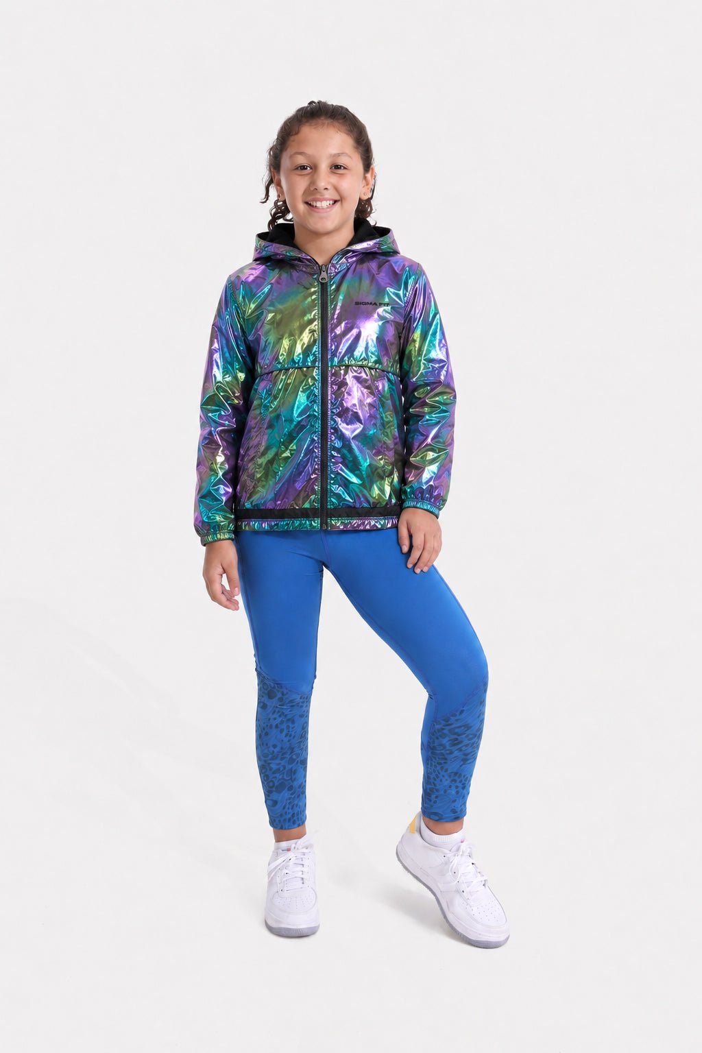 Kids Celestial Windbreaker Black - Sigma Fit